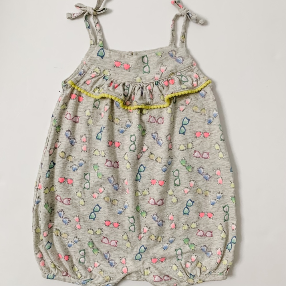 Baby Gap sunglass print one piece romper